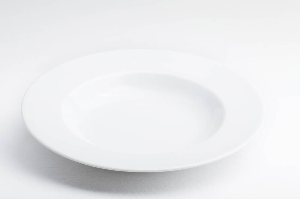 ASSIETTE CREUSE CARRE SAHARA en porcelaine blanche - Centre vaisselle Sarl  La Porcelaine de Christèle