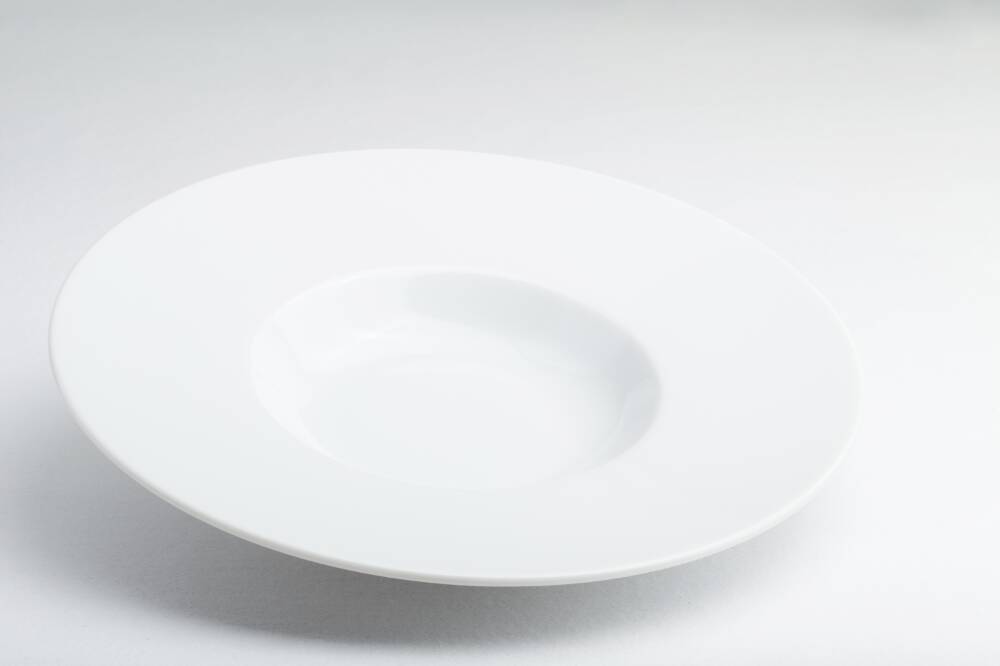 Assiette creuse Roma porcelaine blanche D 27 cm / Bassin D 13,5 cm - 1001  Fêtes